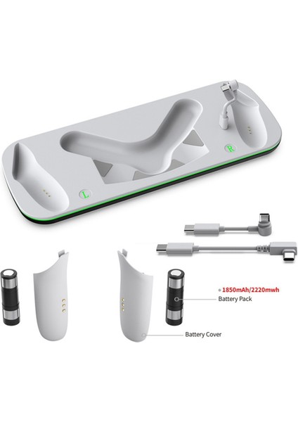 Meta Quest 3s Vr Kask Şarj Tabanı Desteği Vr Başlık Kolları LED Işık Çubuğu ile Şarj (Yurt Dışından) fiyatları