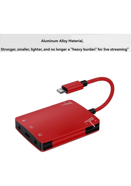 Ses Arabirim Adaptörü Hızlı Iletim Kararlı Kompakt Boyut Tak ve Çalıştır Harici Ses Kartı Canlı Dönüştürücü B (Yurt Dışından) fiyatları