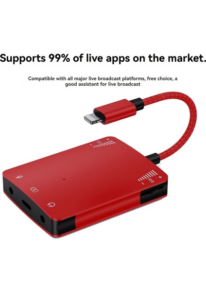 Ses Arabirim Adaptörü Hızlı Iletim Kararlı Kompakt Boyut Tak ve Çalıştır Harici Ses Kartı Canlı Dönüştürücü B (Yurt Dışından) fırsatları