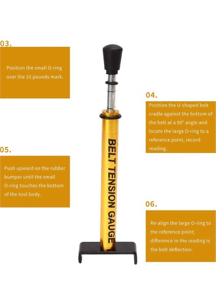 Kayış Gerginliği Ölçer, Kayış Ölçer Aleti, Ayarlanabilir 10 Pound, L Şekilli Pedli, Motosiklet Kayış Gerginliği Aleti (Yurt Dışından) indirimleri
