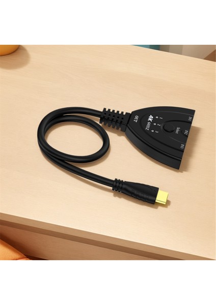 4K HDMI Uyumlu Switch 3'ü 1 Arada 3 Portlu HDMI Uyumlu Switcher HDMI Uyumlu Splitter Hub Switcher Hdtv Için (Yurt Dışından) fırsatları