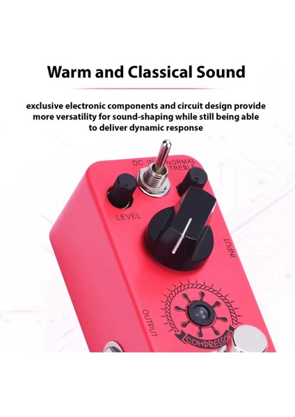 Elektrik Gitar Pedalı Mini Kompresör Efekt Pedalı Ultimate Comp 2 Modlu Gitar Efekt Pedalı Saf Analog True Bypass (Yurt Dışından) fırsatları