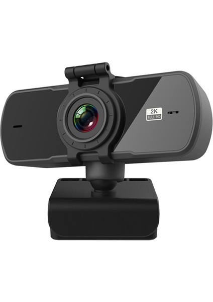 Web Kamerası 2k Full Hd 1080P Mikrofonlu Otomatik Odaklı Web Kamerası USB Web Kamerası Pc Bilgisayar Dizüstü Masaüstü Web Kamerası (Yurt Dışından)