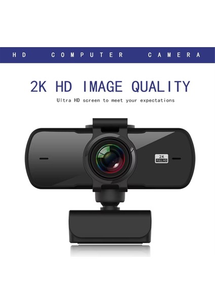 Web Kamerası 2k Full Hd 1080P Mikrofonlu Otomatik Odaklı Web Kamerası USB Web Kamerası Pc Bilgisayar Dizüstü Masaüstü Web Kamerası (Yurt Dışından) fırsatları