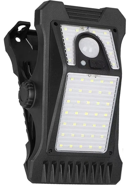 Güneş Enerjili Bahçe Lambası Dış Mekan Güneş Enerjili Klipsli Lamba Su Geçirmez Kamp Lambası Çit Sokak Manzarası Duvar Dekorasyonu (Yurt Dışından)