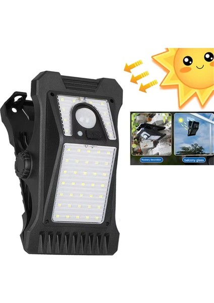 Güneş Enerjili Bahçe Lambası Dış Mekan Güneş Enerjili Klipsli Lamba Su Geçirmez Kamp Lambası Çit Sokak Manzarası Duvar Dekorasyonu (Yurt Dışından) fiyatları