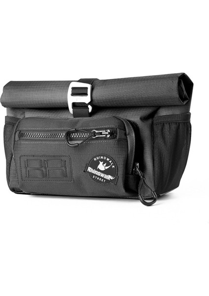 Rhinowalk Bisiklet Gidon Çantası 4l Hızlı Çıkarılabilir Şehir Bisikleti Ön Sepet Saklama Çantası Katlanır Bisiklet Için Omuz Çantası (Yurt Dışından)