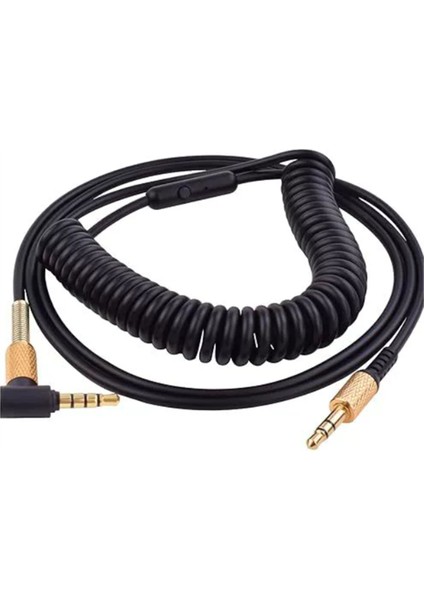 Marshall 1 Kulaklıklar Için Uzatılabilir Sarmal Kablo Kulaklık Kablosu Siyah (Yurt Dışından) indirimleri