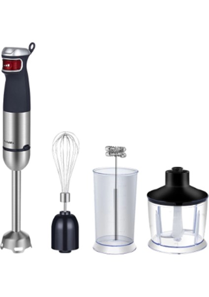 Biolomix Elektrikli El Blenderi 5'i 1 Arada Çok Amaçlı Daldırma El Blenderi 1200W Yüksek Güçlü Blender Ab Fişi (Yurt Dışından) fırsatları