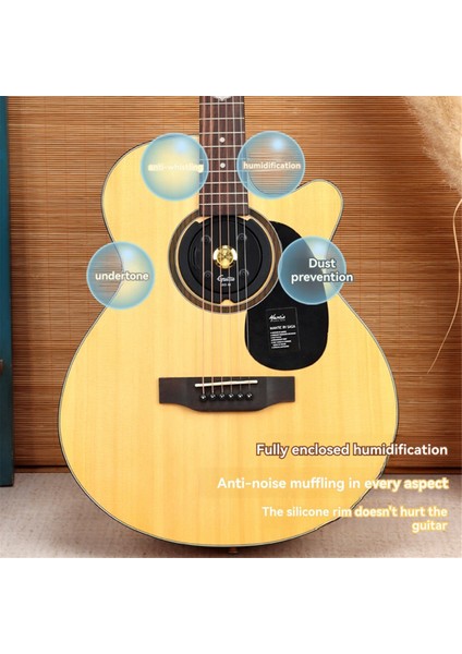 Guıtto Ghd-04 Gitar Nemlendirici Akustik Ses Deliği Kapağı, 2'si 1 Arada Nemlendirici Gitar Nem Düzenleyici Gitar Nem Alma Cihazı (Yurt Dışından) fırsatları