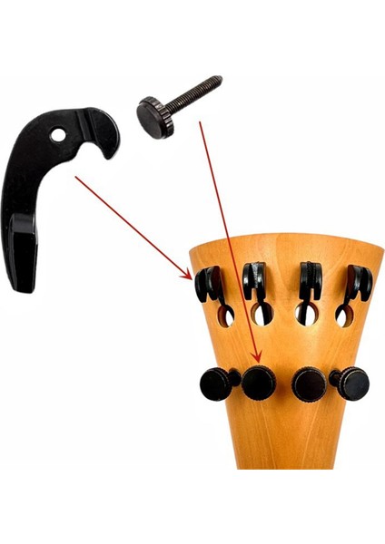 4 Adet Çello Ince Ayar Aletleri 3/4 4/4 Çello Telleri Kancalar Ayarlayıcılar, Çello Kuyruk Parçası Parçaları Aksesuarları (Yurt Dışından) indirimleri