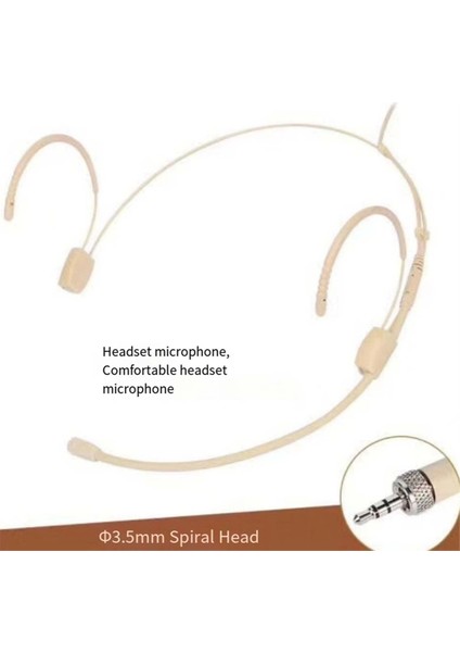 Kulak Kancalı Mikrofon Baş Üstü Kulaklık Mikrofonu Çok Yönlü Kondenser Mikrofon ve Mikrofon Kılıfı (Yurt Dışından) fiyatları