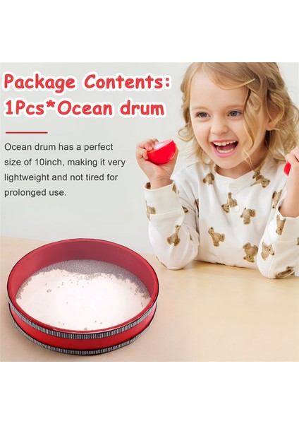 Meditasyon ve Rahatlama Için 10 Inç Okyanus Davulları, Stres Giderici Doğal Renkli Yağmur Davulları, Müzik Aletleri (Yurt Dışından) fırsatları