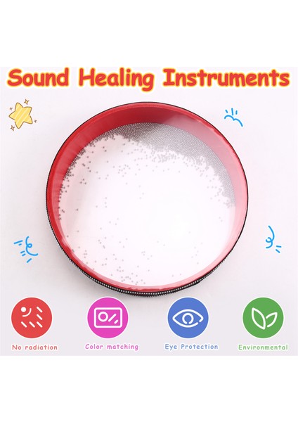 Meditasyon ve Rahatlama Için 10 Inç Okyanus Davulları, Stres Giderici Doğal Renkli Yağmur Davulları, Müzik Aletleri (Yurt Dışından) indirimleri