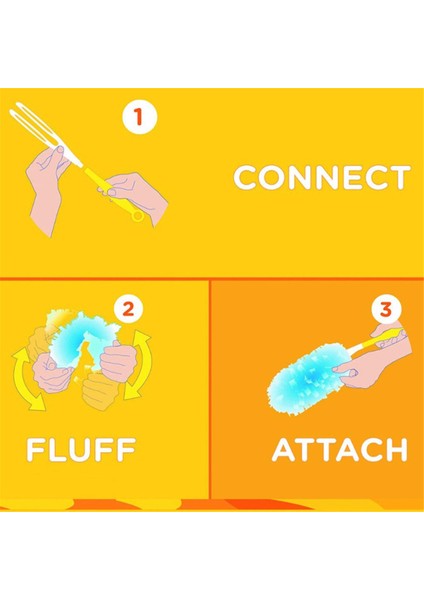 Ev Temizliği Feathers Toz Alma Seti 40 Adet 360 Derece Ağır Hizmet Tipi Toz Alma Yedekleriyle (Yurt Dışından) indirimleri