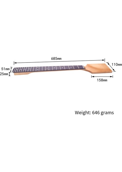 Elektrik Gitar Sapı Akçaağaç 22 Perde Gitar Sapı Elektrik Gitar Tahtası Değişimi Için (Yurt Dışından) indirimleri