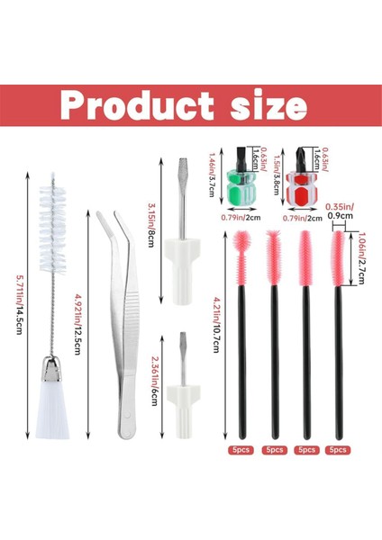 26 Adet Dikiş Makinesi Temizleme Fırçası, Yeniden Kullanılabilir Silikon Kıllı Temizleme Fırçası Seti Taşınabilir Dikiş Makinesi Temizleme Aletleri (Yurt Dışından) indirimleri
