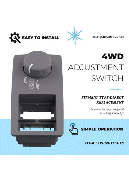 932503E100 Dört Tekerlekten Çekiş Kontrol Düğmesi Anahtarı 4WD Ayar Anahtarı Düğmesi Kıa Sorento 2004-2008 93250-3E100 (Yurt Dışından) fırsatları