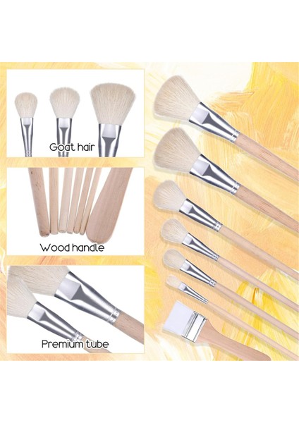 Akrilik Boya Fırça Seti, Kart Yapımı Şablon Projeleri Için Karıştırma Fırçaları, Akrilik Yağlı Boya, Altın Varak, Suluboya, Sanatçı Boyası (Yurt Dışından) fiyatları