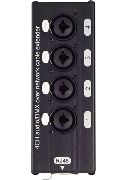 RJ45 Cat5 - 4 Kanal 3pin Xlr/dmx Ses Genişletici DMX512 Ağ Sinyali Altın Kaplama Genişletici Ses Kayıt Stüdyosu Için (Yurt Dışından) fiyatları