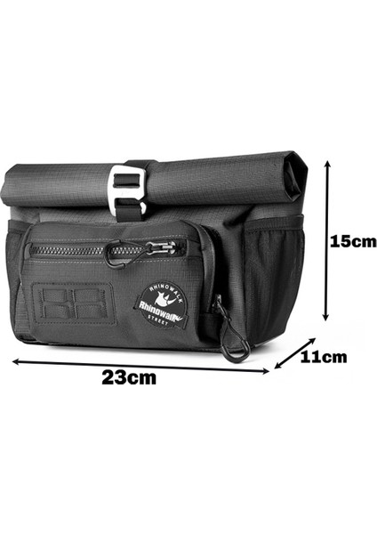 Rhinowalk Bisiklet Gidon Çantası 4l Hızlı Çıkarılabilir Şehir Bisikleti Ön Sepet Saklama Çantası Katlanır Bisiklet Için Omuz Çantası (Yurt Dışından) fırsatları