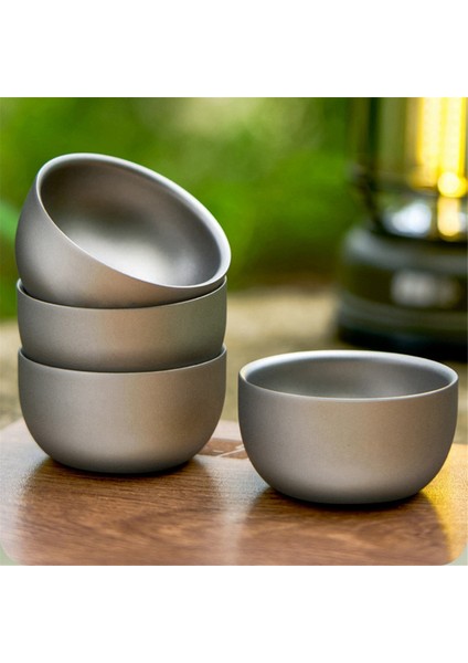 Titanyum Kupa Saf Titanyum Çay Kupası 45 ml Çift Katmanlı Çay Kupası Kamp, Yürüyüş, Sırt Çantası, Ev, Ofis Için 3 Parça Çay Kupası (Yurt Dışından) modelleri