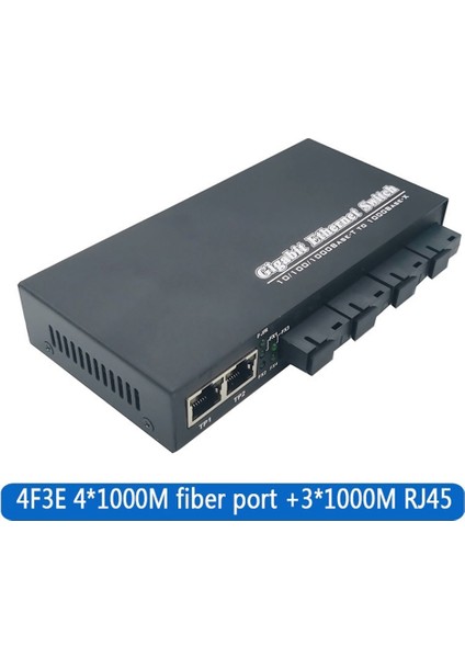 1000M Optik Medya Dönüştürücü 4 Sc'den 3 RJ45 Gigabit Fiber Optik Alıcı-Verici 2A ve 2b Portları 1310NM/1550NM Anahtar Abd Fişi (Yurt Dışından) modelleri