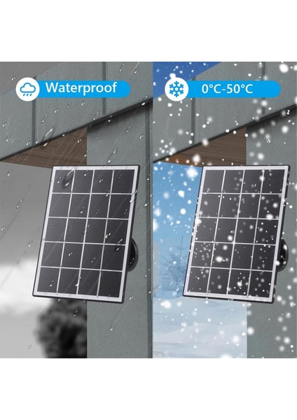 Ring Video Kapı Zili Için 20W Güneş Paneli Şarj Cihazı, 360° Ayarlanabilir Montaj, Kapı Zili 4/3/3 Plus/2 Siyah (Yurt Dışından) fırsatları