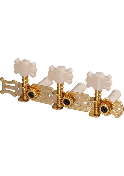 1 Çift Altın Klasik Gitar Akort Burguları, Akort Kafaları, Akort Tuşları, Sol + Sağ Profesyonel Metal Gitar Düğmesi Parçaları (Yurt Dışından) fırsatları