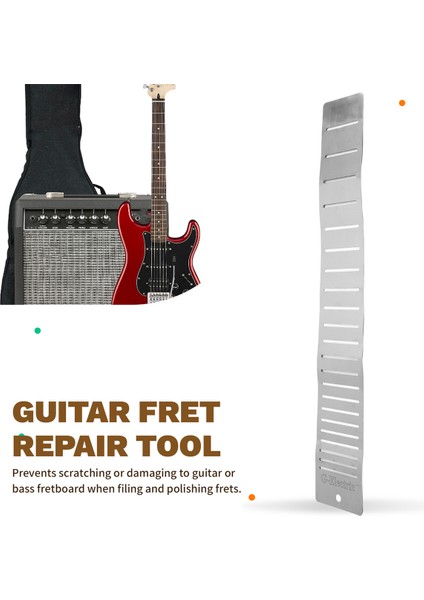 Gitar Klavye Koruyucu Gitar Perde Tamir Aleti Perdeleri Düzeltmek Için Lutçu Aleti G-Electrıc (Yurt Dışından) fırsatları