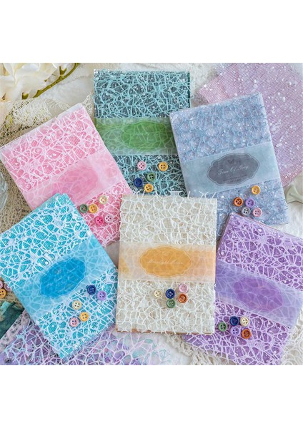 156 Yaprak Dokulu Scrapbook Kağıdı, 6'lı Paket Dekoratif El Sanatları Kağıdı ve File Kumaş Çeşitli Seti 3,9x5,5 Inç (Yurt Dışından) fırsatları