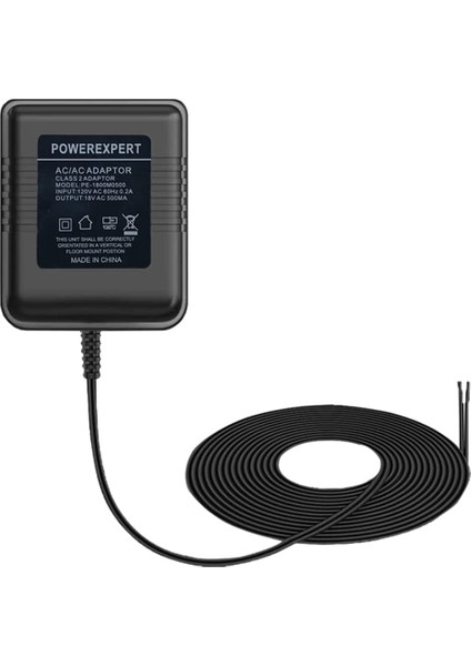 18V Ac 500MA Kapı Zili Adaptörü, Ring Video Kapı Zili Pro/2 Için Video Kapı Zili Şarj Kablosu, Zmodo Kapı Zili Abd Fişi (Yurt Dışından)