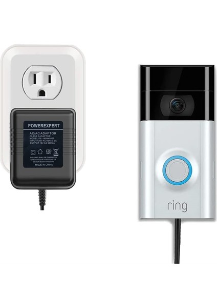 18V Ac 500MA Kapı Zili Adaptörü, Ring Video Kapı Zili Pro/2 Için Video Kapı Zili Şarj Kablosu, Zmodo Kapı Zili Abd Fişi (Yurt Dışından) fiyatları
