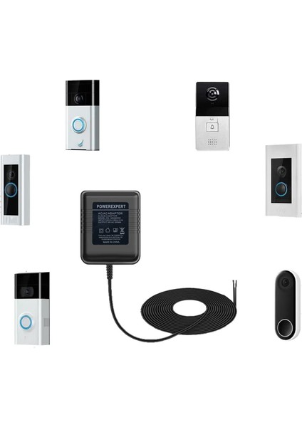 18V Ac 500MA Kapı Zili Adaptörü, Ring Video Kapı Zili Pro/2 Için Video Kapı Zili Şarj Kablosu, Zmodo Kapı Zili Abd Fişi (Yurt Dışından) indirimleri