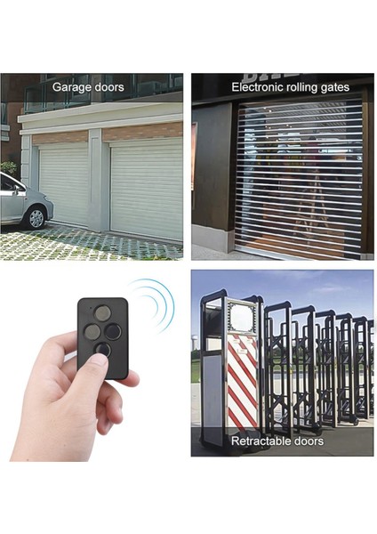 Kapılar ve Bariyerler Için 10 Adet Doorhan Transmıtter 4 Pro Uzaktan Kumandalı Anahtarlık 433MHZ Uzun Menzilli Sinyal (Yurt Dışından) modelleri