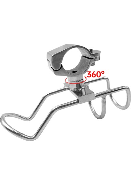 316 Paslanmaz Çelik 25MM Delikli Olta Kamışı Askısı Tutucu, Direk Braketi, Destek Tabanı, Direk Kelepçesi, Tekne Donanım Aksesuarları (Yurt Dışından) fırsatları