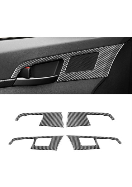 Hyundai Elantra 2017, 2018, 2019 ve 2020 Için Yumuşak Karbon Fiber Iç Kapı Kolu Çerçeve Paneli Kapağı Döşeme Aksesuarları (Yurt Dışından) indirimleri