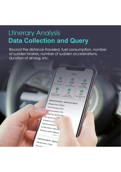 Yeni Araç Arıza Teşhis Cihazı Bluetooth Bağlantısı Obd Iı Tespit Aracı Arıza Teşhisi Net Kod Okuma Voltaj (Yurt Dışından)