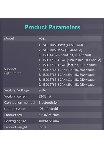 Yeni Araç Arıza Teşhis Cihazı Bluetooth Bağlantısı Obd Iı Tespit Aracı Arıza Teşhisi Net Kod Okuma Voltaj (Yurt Dışından) fırsatları