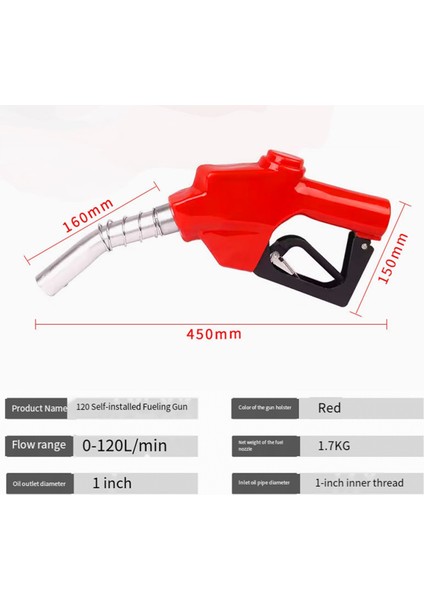 Tabanca Yakıt Dolum Makinesi Otomatik Kapanma Yakıt Benzin/benzin/dizel Yakıt Dolum Tabancası Alüminyum Alaşımlı Yakıt Dolum Nozulu (Yurt Dışından) modelleri
