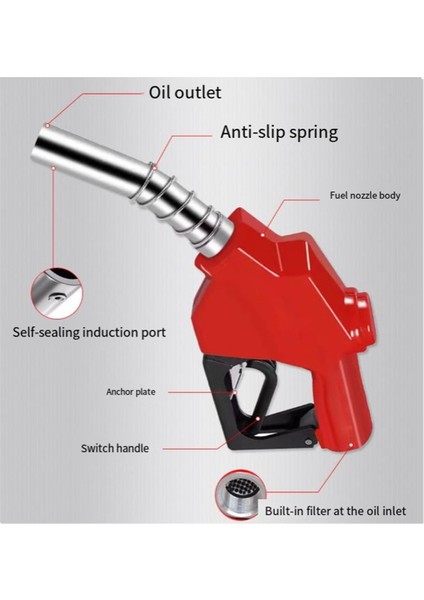 Tabanca Yakıt Dolum Makinesi Otomatik Kapanma Yakıt Benzin/benzin/dizel Yakıt Dolum Tabancası Alüminyum Alaşımlı Yakıt Dolum Nozulu (Yurt Dışından) indirimleri