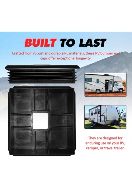 2'li Paket Koruyucu Karavan Tampon Tapası Uç Kapağı, 4 Inç, Karavanlar, Kampçılar ve Dayanıklı Seyahat Römorkları Ekipmanları Için Optimize Edilmiştir (Yurt Dışından) fırsatları