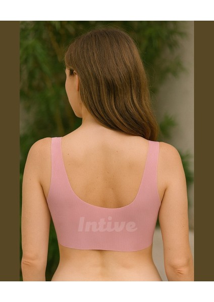 Elise Ithal Fitilli Önü Çıtçıt Düğmeli Açılabilen Üstün Kalite Dikişsiz Lazer Kesim Bralet fiyatları