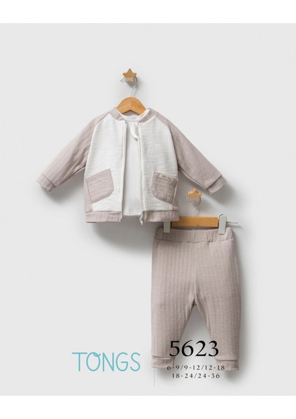 Tongs Baby Streamlined 3'lü Takım 5623 Gri