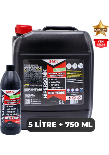 Hipersonik - Dünyanın En Hızlı Temizleyicisi 5 kg / Oto Bebe Şampuanı Hediye