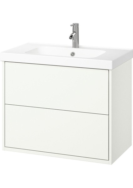 Lavabo Dolabı Kombinasyonu, Beyaz, 82X49X69 Cm, Dalskar Batarya