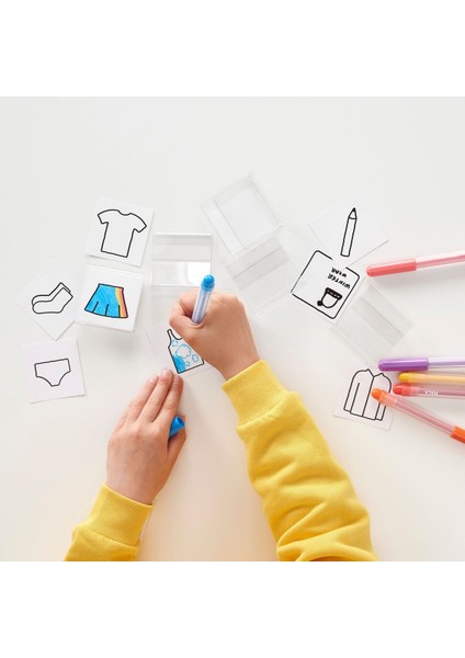 Kapak Etiketi, Desenli, 5 Adet modelleri