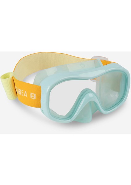 Çocuk Dalış Maskesi Açık Yeşil Silikon Gövde ile Su Sızdırmaz 6-10 Yaş İçin fiyatları