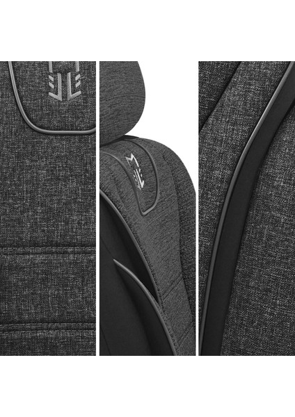 City Serisi Jeep Avenger 2023 Sonrası ile Uyumlu Koltuk Kılıfı, Siyah