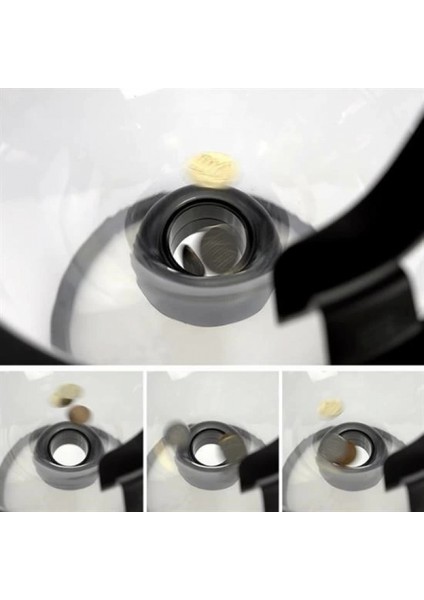 Eğlenceli Huni Şeklinde Ilginç Şeffaf Para Biriktirme Kumbarası